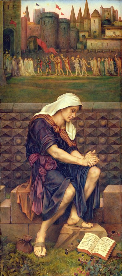 Der arme Mann, der die Stadt rettete, 1901 von Evelyn De Morgan